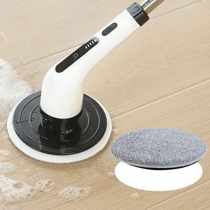 Cepillo de limpieza eléctrico giratorio con 9 cabezales para baño, cocina y coche